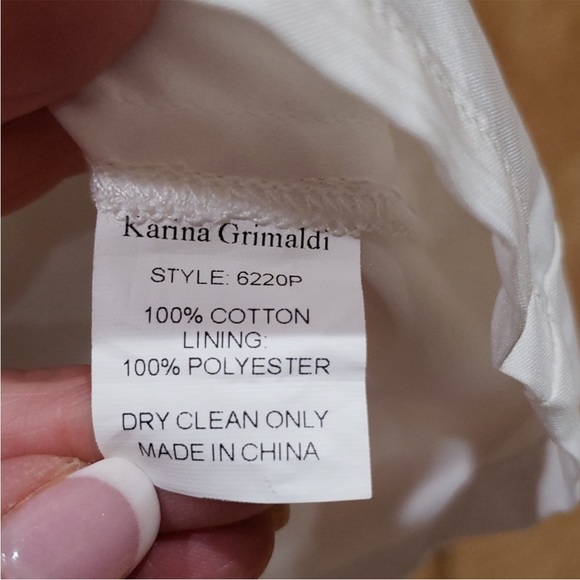 Karina Grimaldi Romper Blue and White - Picture 6 of 6